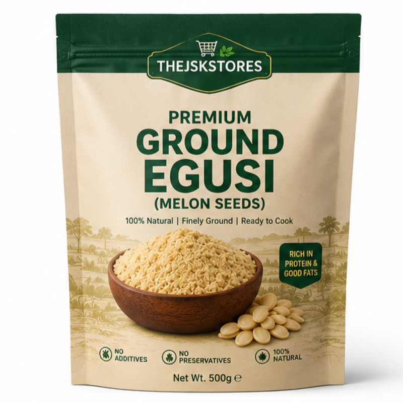 Premium Ground Egusi (Melon Seeds) – 500g